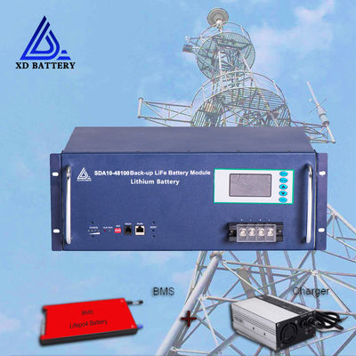 Gói pin 48v 100ah Lithium Ion Telecom Tower Chu kỳ sâu